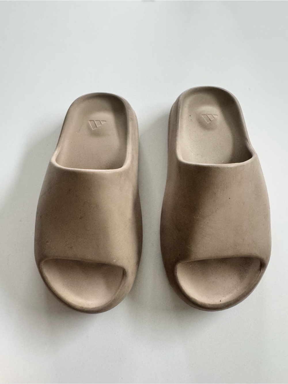 Yeezy Slide Sandals in Taupe Beige